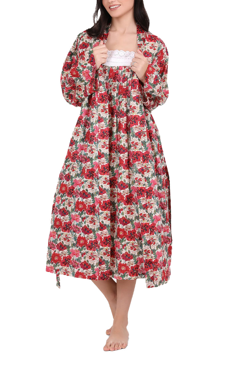 Cotton discount robe nighty