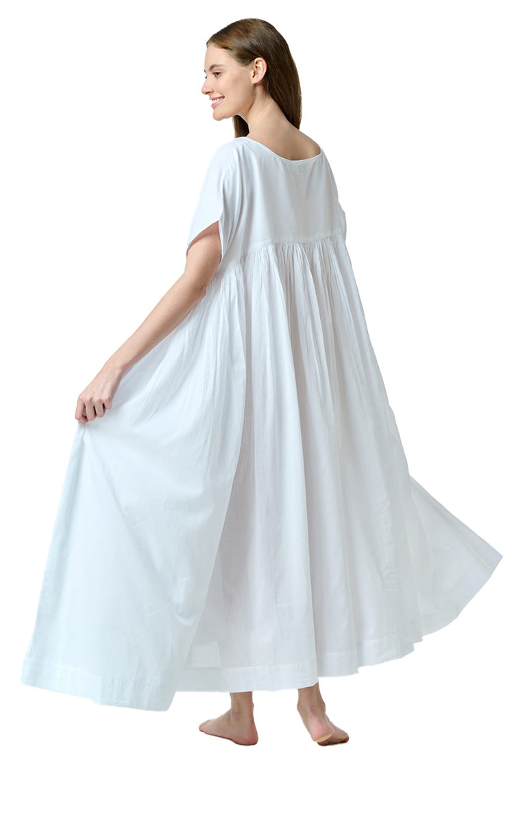 Arabella Cotton White Daydress for Women Shop Online Australia and New Zealand MD-28