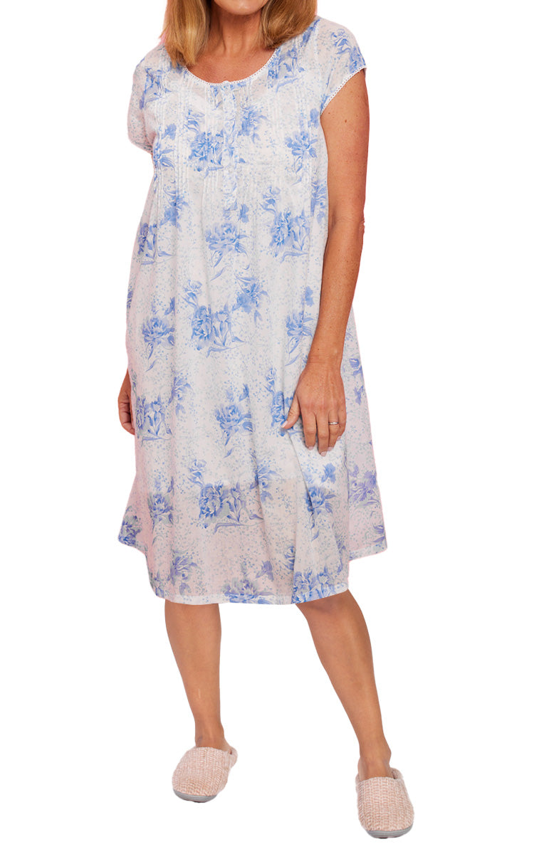 French Country Cotton Summer Nightgown for sale at natureswear 