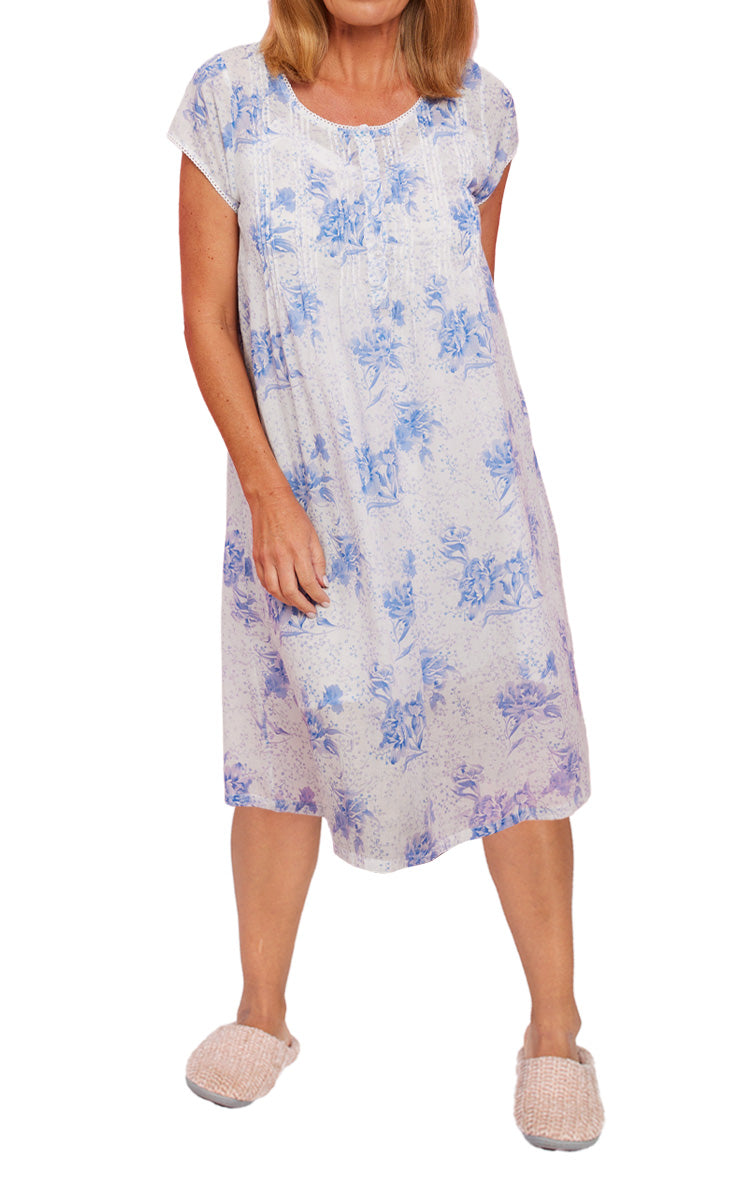 French Country Cotton Summer Nightgown for sale at natureswear 