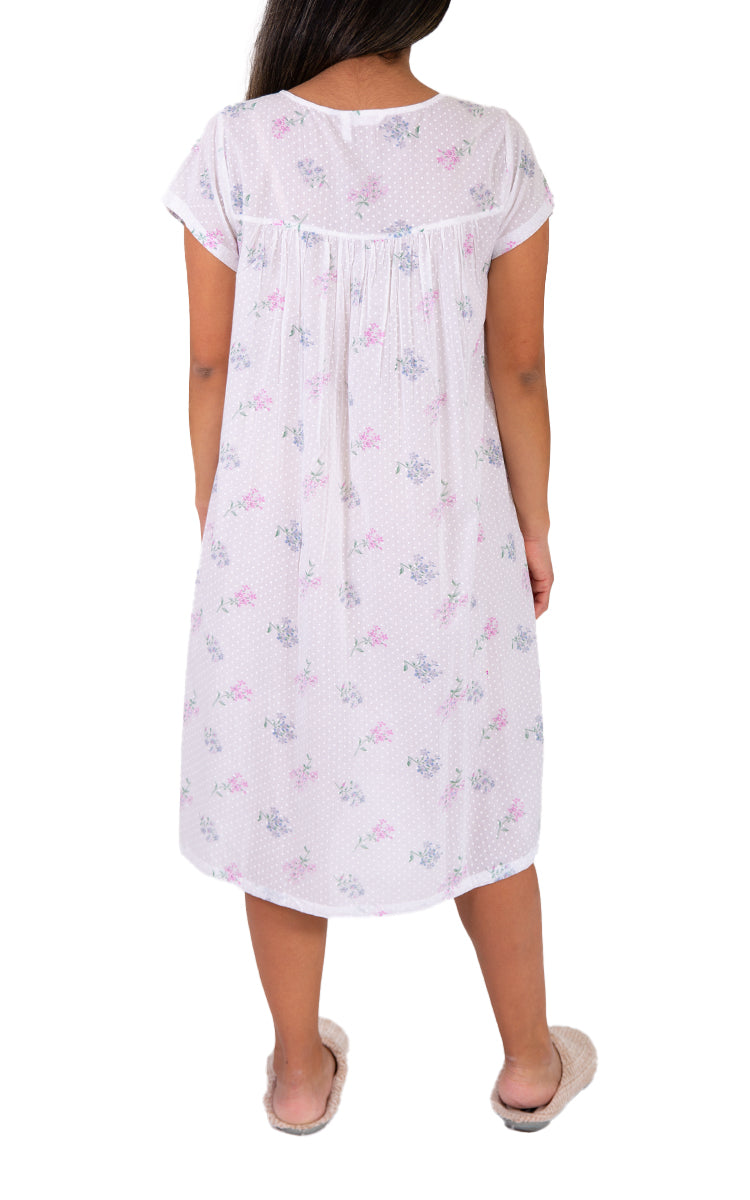 French Country Floral nightie for senior women. Buy online for Australia and New Zealand