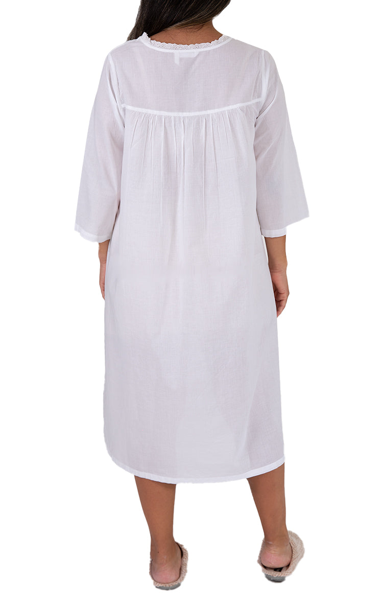 Classic white cotton nightie for sale online Australia and New Zealand