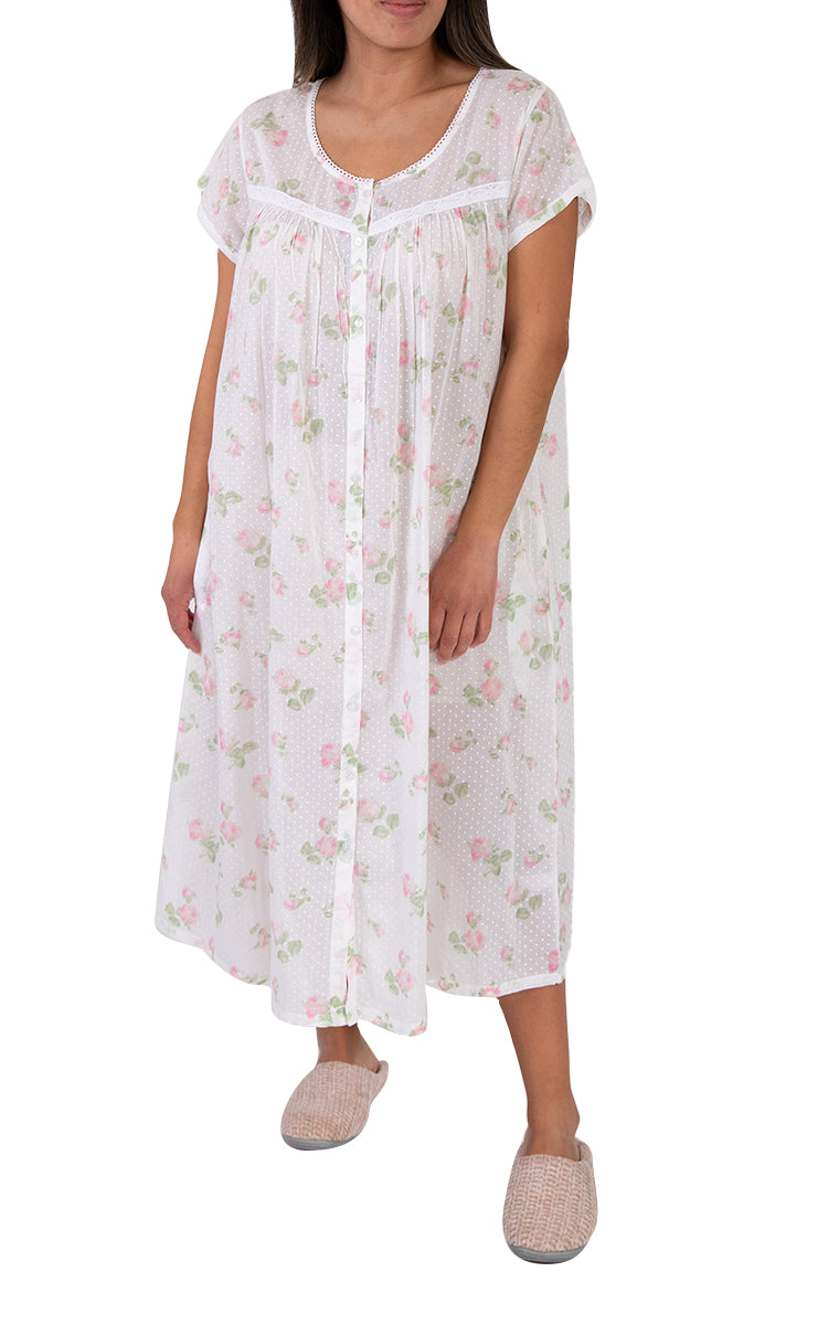 Womens cotton summer nightie for sale online at natureswear by French Country