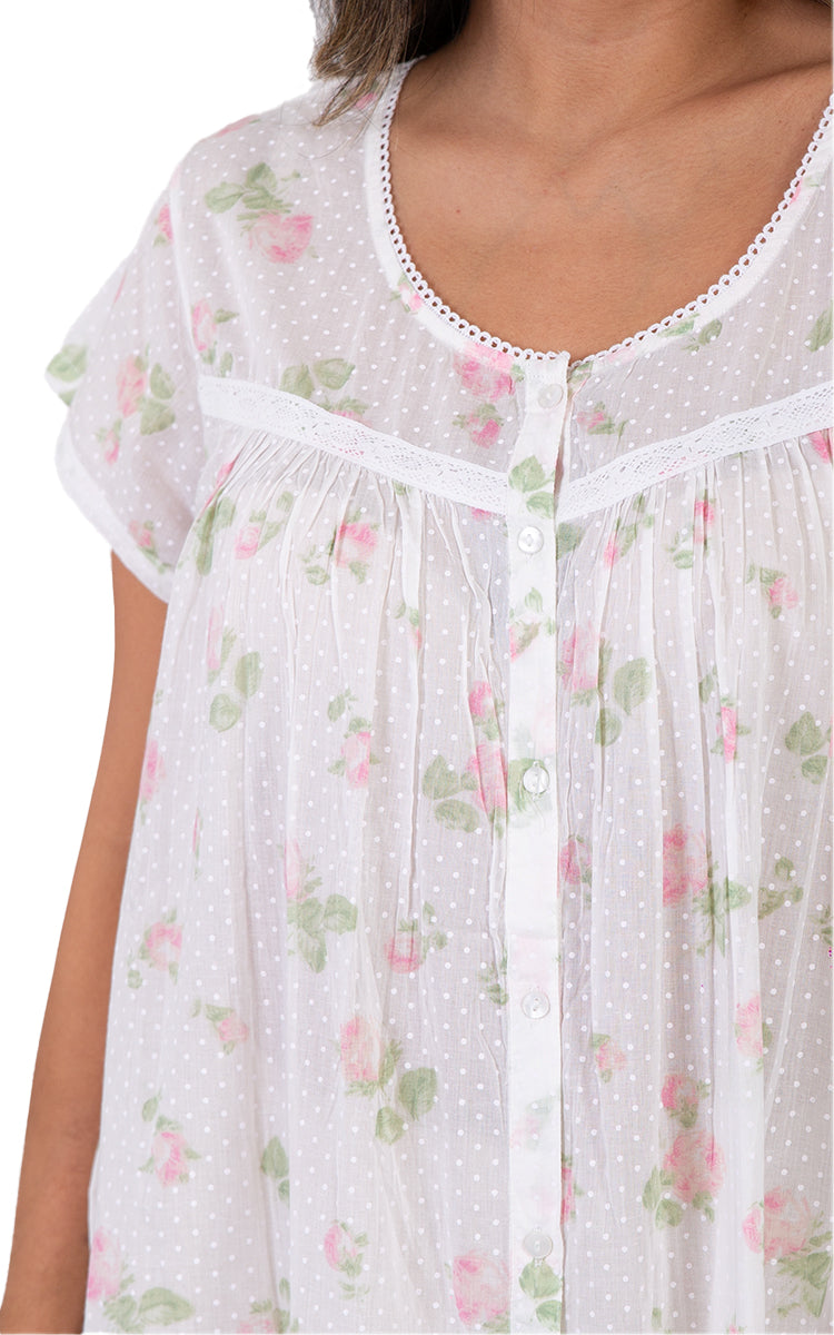 Womens cotton summer nightie for sale online at natureswear by French Country