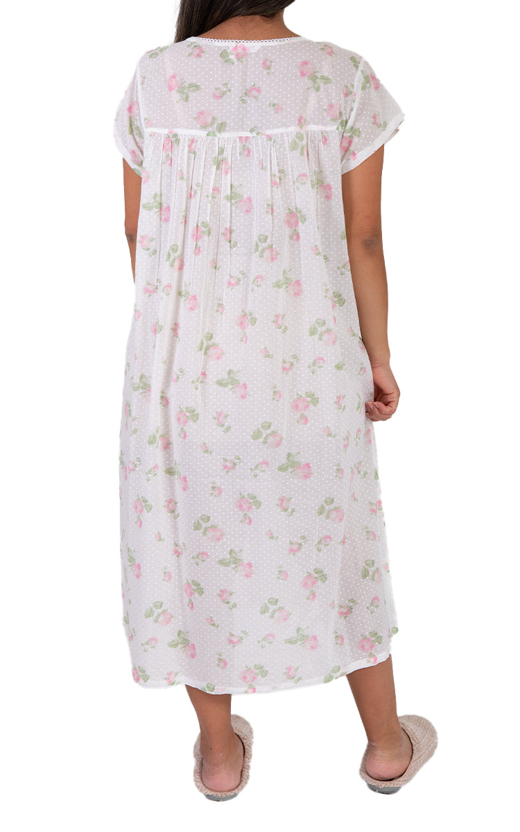 Womens cotton summer nightie for sale online at natureswear by French Country