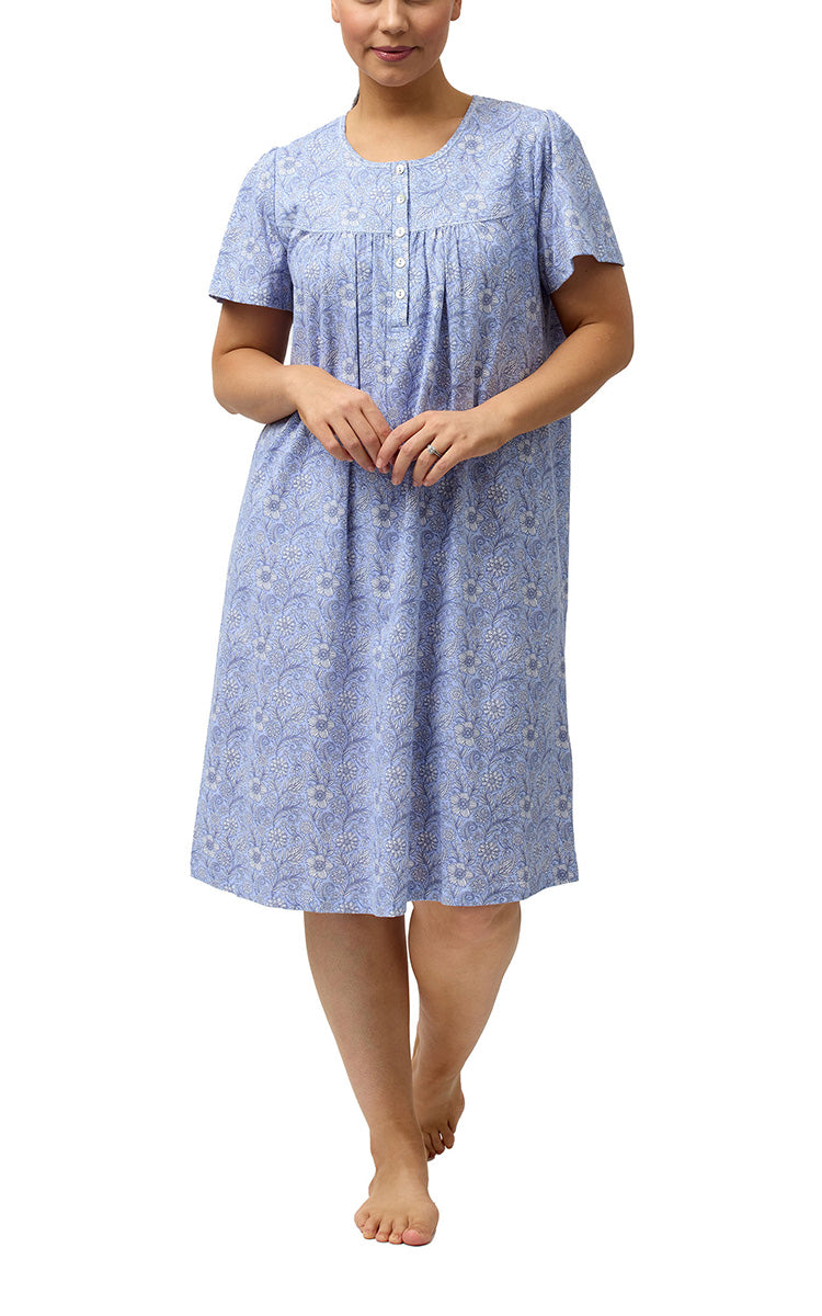 Schrank cotton nighties with short sleeve for sale online at natureswear.com for Australia and New Zealand