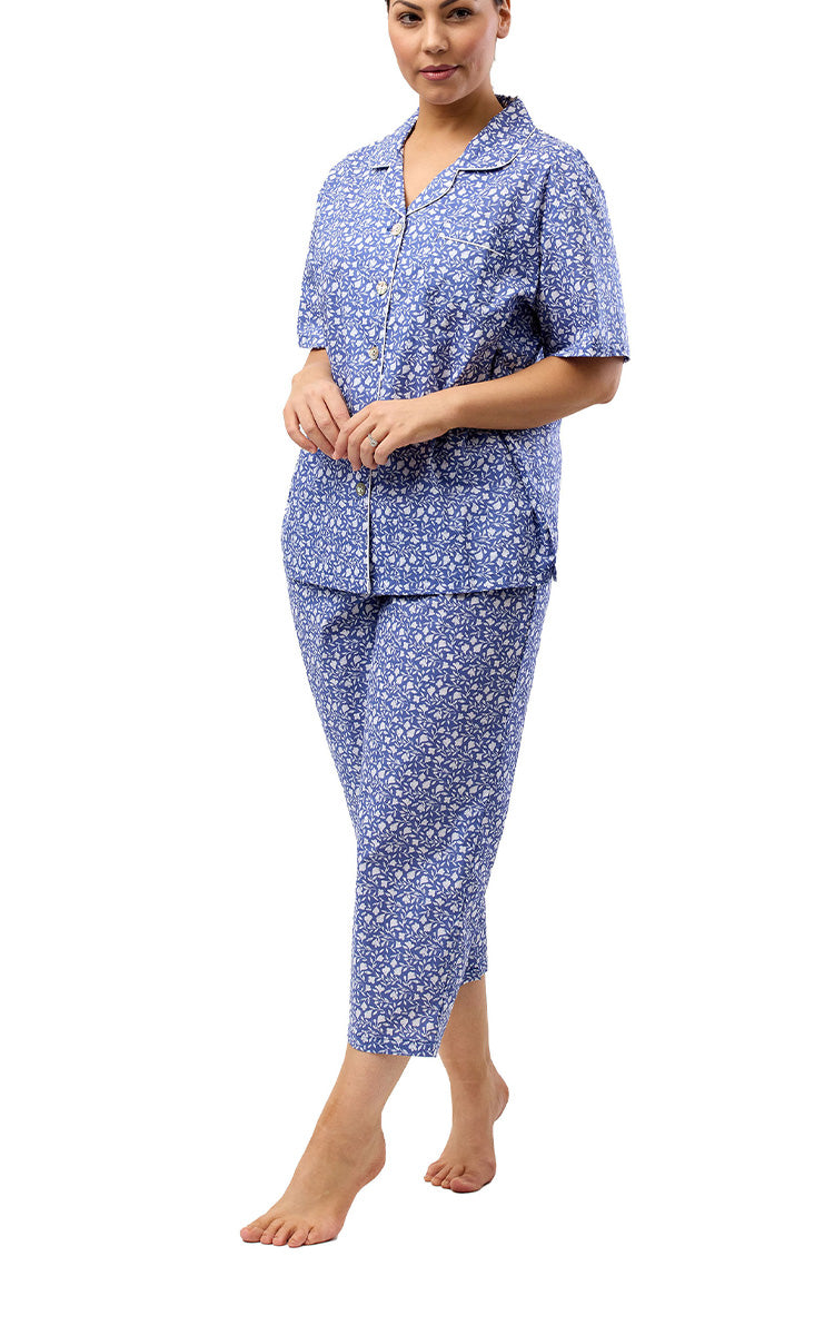 Womens summer cotton pyjama for sale online at natureswear by schrank. Perfect for senior women.