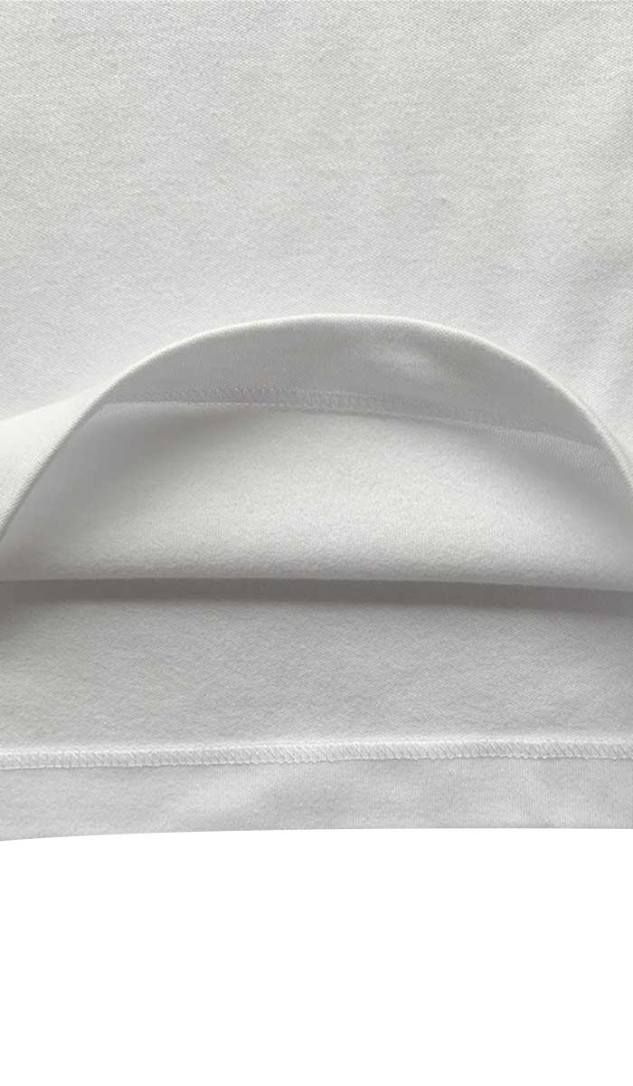 Emmebivi 100% Plain Cotton Thermal Singlet in White 30812