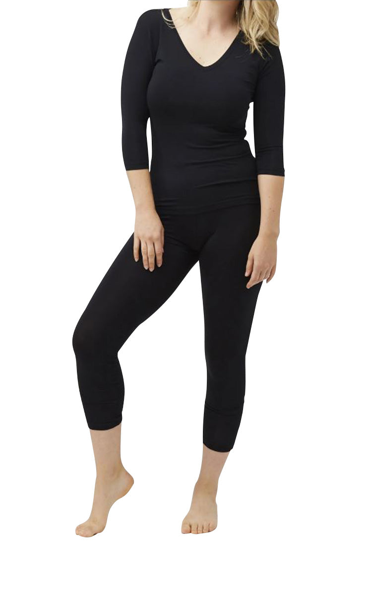 natureswear tani Capri leggings Black 1